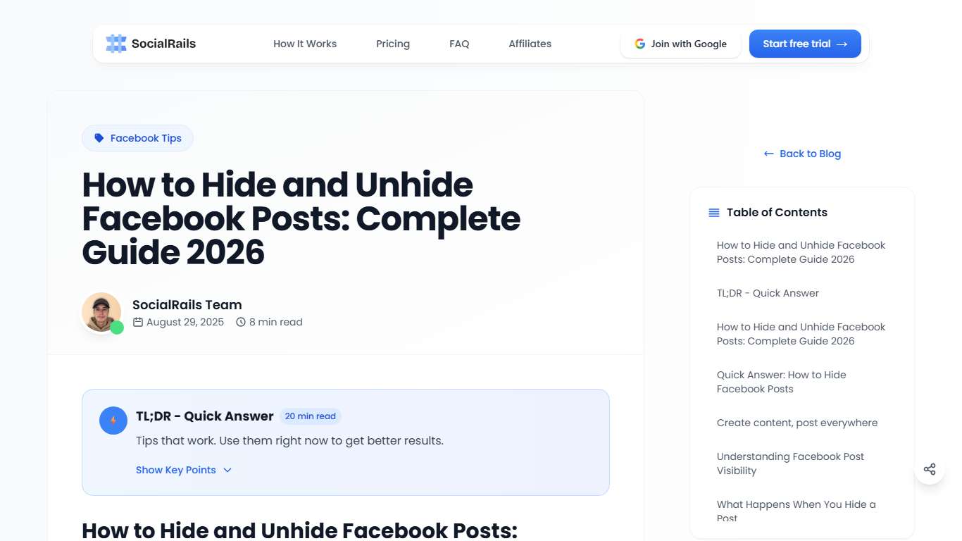 How to Hide and Unhide Facebook Posts: Complete Guide 2026